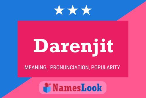 ملصق اسم Darenjit