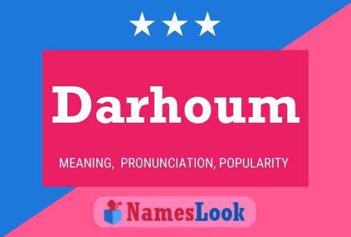 ملصق اسم Darhoum