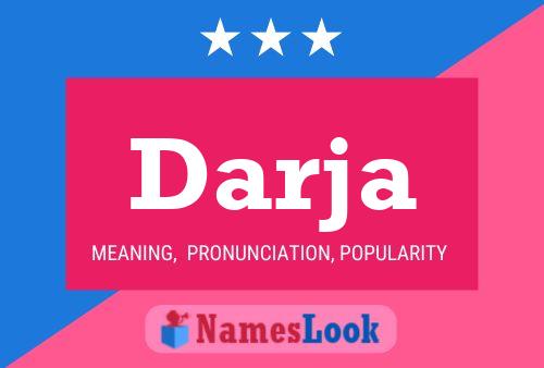 ملصق اسم Darja