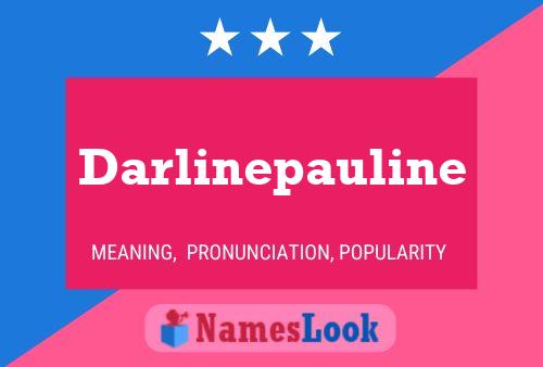 ملصق اسم Darlinepauline