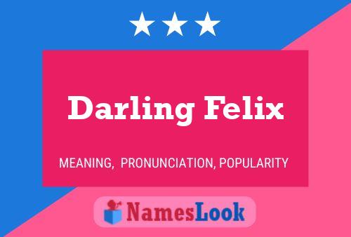 ملصق اسم Darling Felix