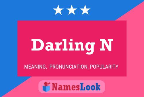 ملصق اسم Darling N