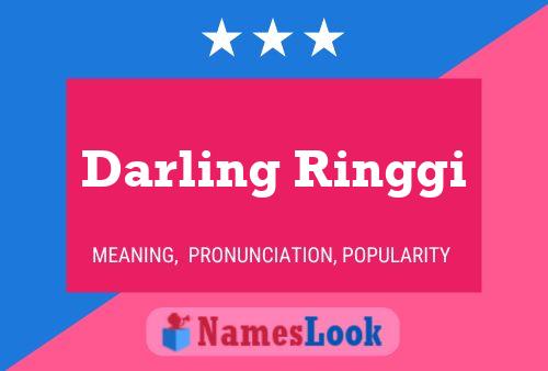 ملصق اسم Darling Ringgi