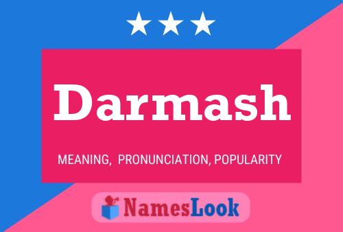 ملصق اسم Darmash