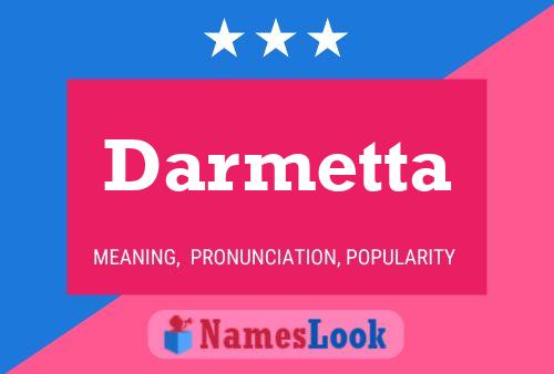 ملصق اسم Darmetta