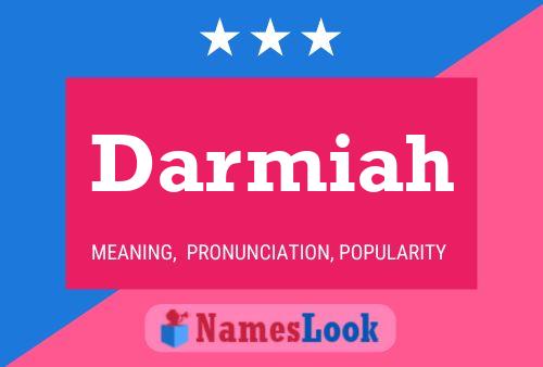 ملصق اسم Darmiah