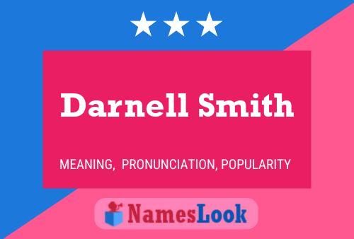 ملصق اسم Darnell Smith