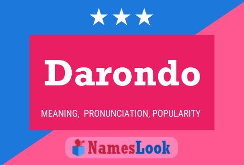 ملصق اسم Darondo