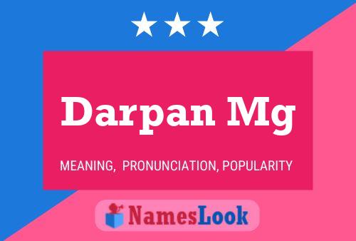 ملصق اسم Darpan Mg