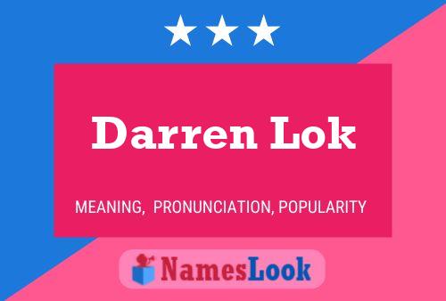 ملصق اسم Darren Lok