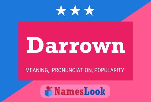 ملصق اسم Darrown