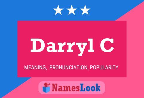 ملصق اسم Darryl C