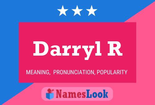 ملصق اسم Darryl R