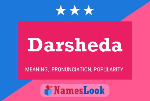 ملصق اسم Darsheda