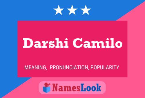 ملصق اسم Darshi Camilo