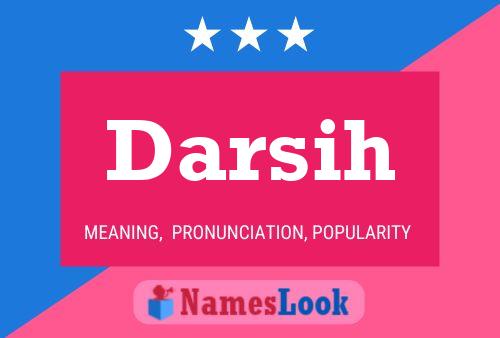 ملصق اسم Darsih