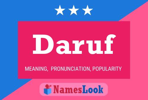 ملصق اسم Daruf