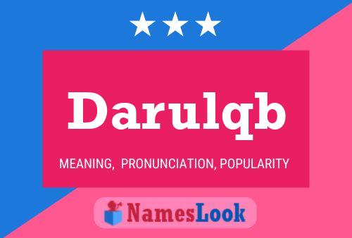 ملصق اسم Darulqb