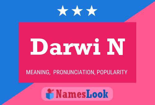 ملصق اسم Darwi N