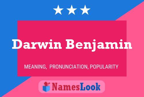 ملصق اسم Darwin Benjamin