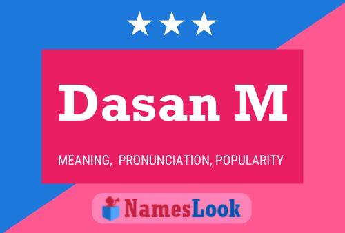 ملصق اسم Dasan M