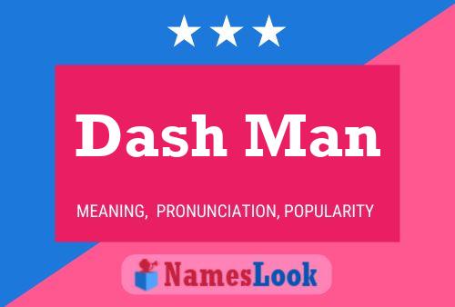 ملصق اسم Dash Man