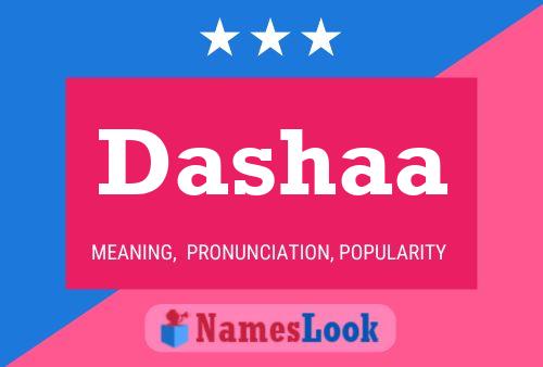 ملصق اسم Dashaa