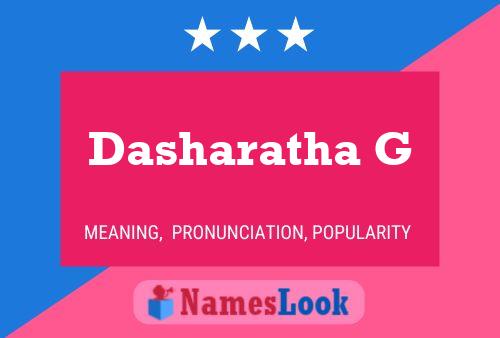 ملصق اسم Dasharatha G