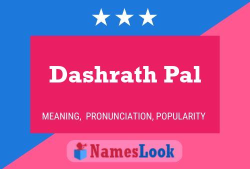 ملصق اسم Dashrath Pal