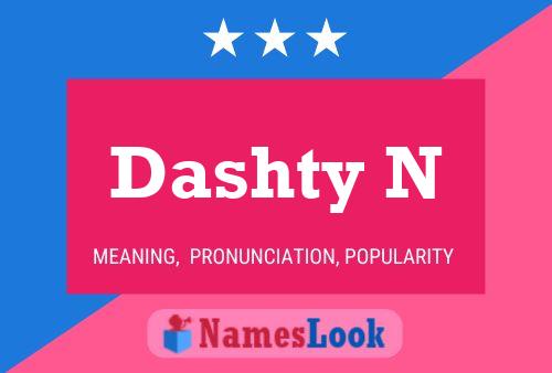 ملصق اسم Dashty N