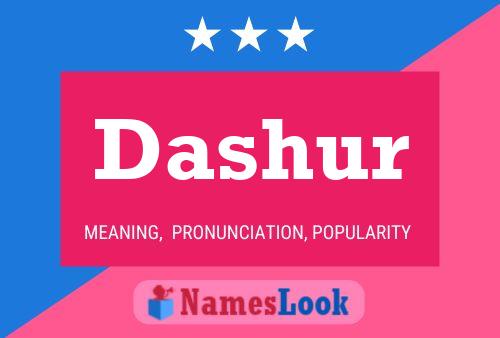 ملصق اسم Dashur