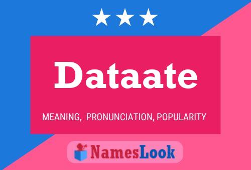 ملصق اسم Dataate