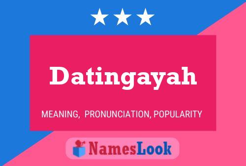 ملصق اسم Datingayah