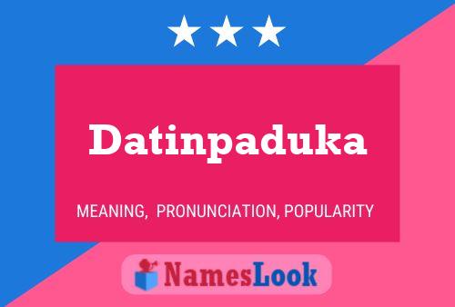 ملصق اسم Datinpaduka