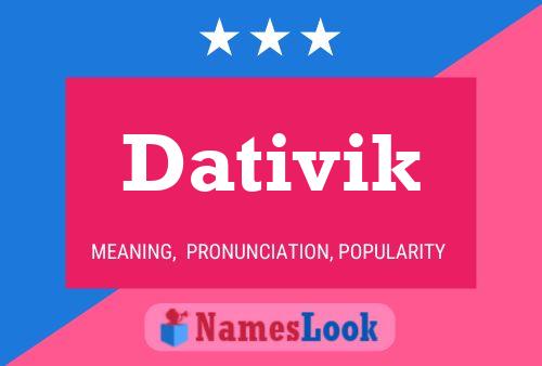 ملصق اسم Dativik