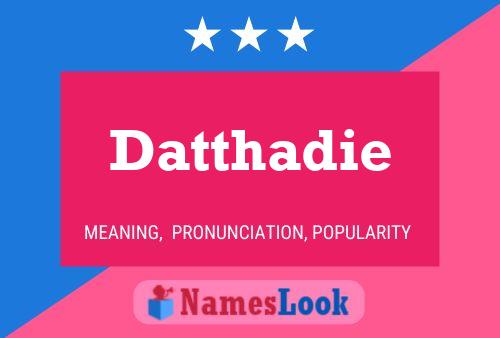 ملصق اسم Datthadie