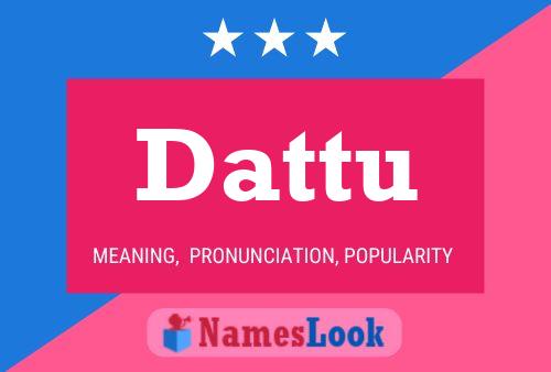 ملصق اسم Dattu