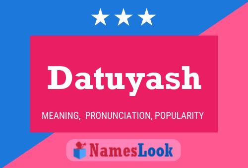 ملصق اسم Datuyash