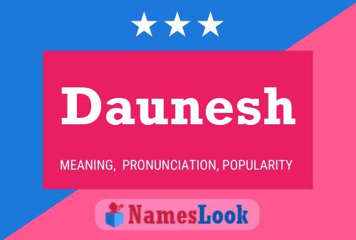 ملصق اسم Daunesh