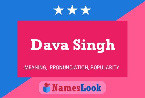 ملصق اسم Dava Singh