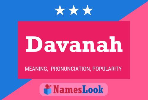 ملصق اسم Davanah