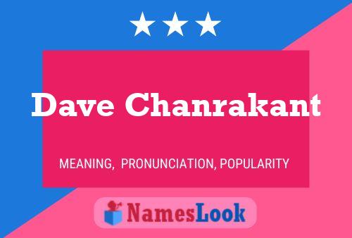 ملصق اسم Dave Chanrakant