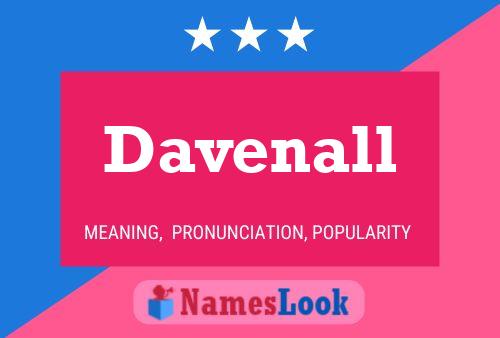 ملصق اسم Davenall