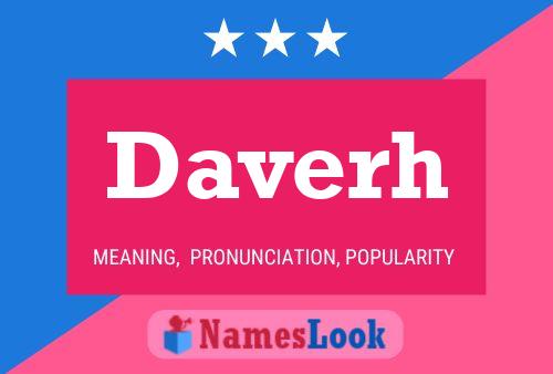 ملصق اسم Daverh