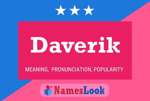 ملصق اسم Daverik