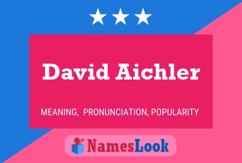 ملصق اسم David Aichler