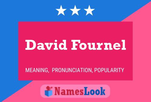 ملصق اسم David Fournel