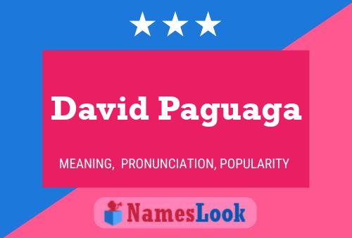 ملصق اسم David Paguaga