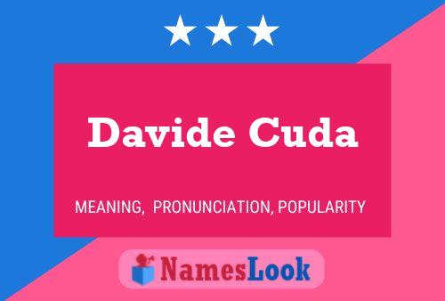 ملصق اسم Davide Cuda