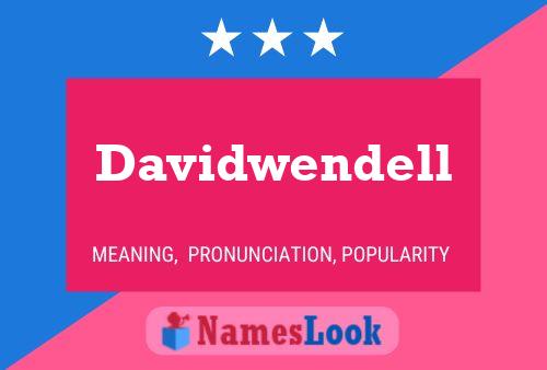 ملصق اسم Davidwendell